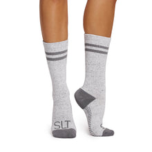 Load image into Gallery viewer, Light Grey SLT Crew Sock
