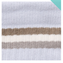 Load image into Gallery viewer, Olive Stripe Crew Sock
