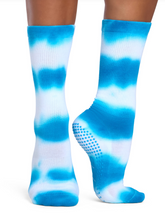 Load image into Gallery viewer, Blue Wave Crew Sock
